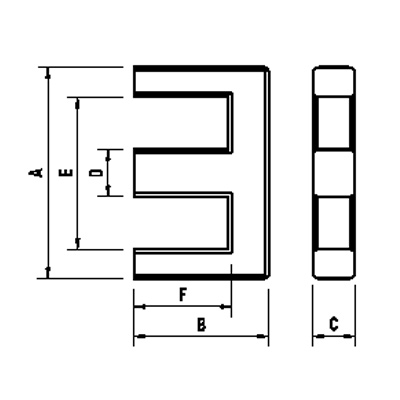 EE、EEL、EF型高導(dǎo)磁芯